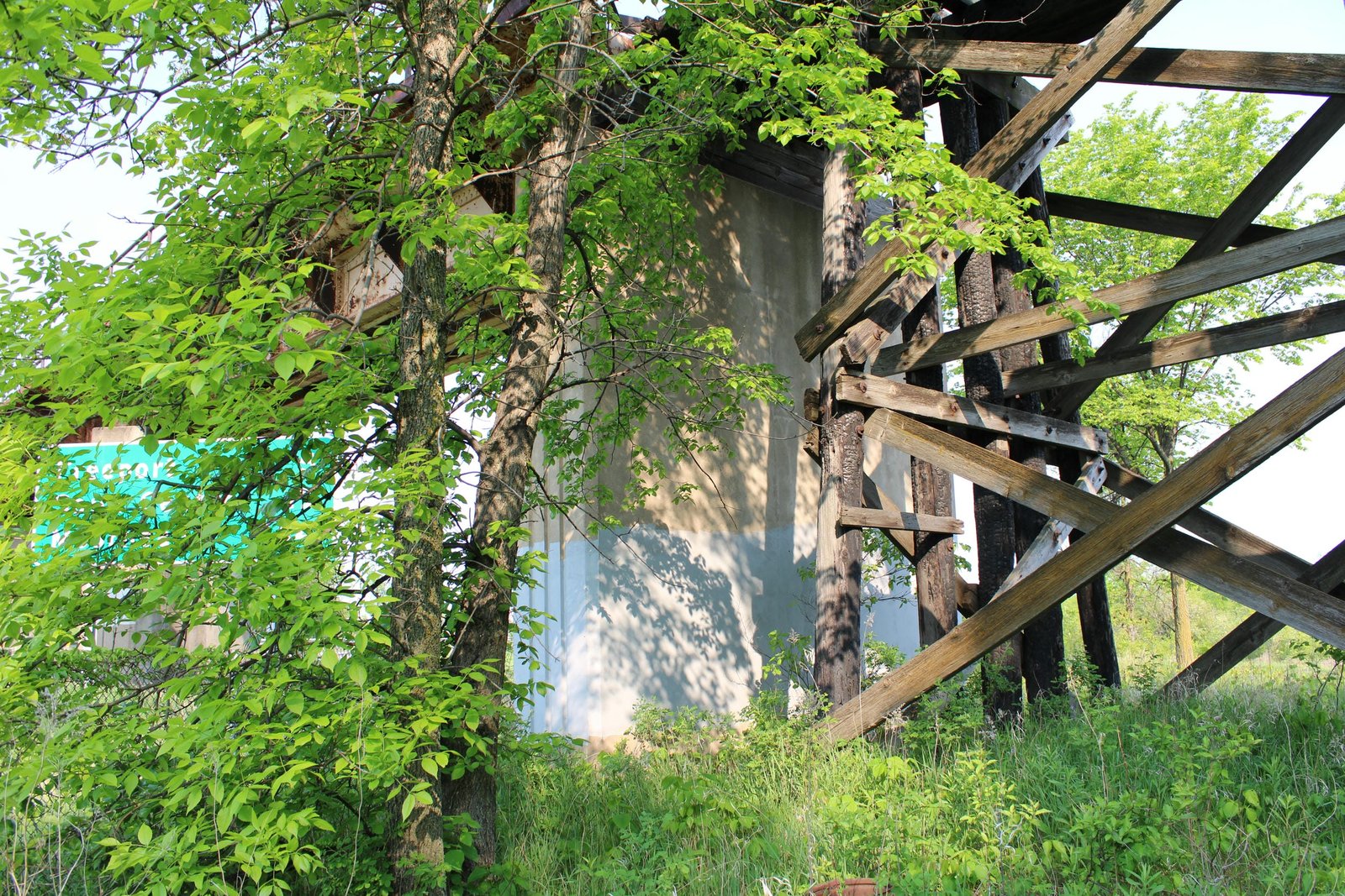 North pier (pier #1), Interstate 94 section